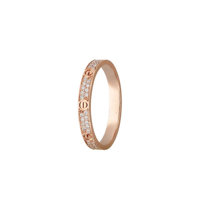 [Novalux]LOVE 2.6MM PAVÉ DIAMOND RING