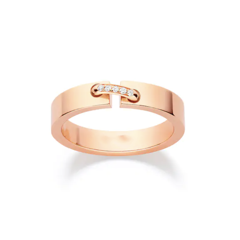 [Novalux]ALLIANCE LIENS VIDENCE DIAMOND 4MM RING