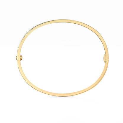 [Novalux]LOVE 3.65MM SMALL MODEL BANGLE - 10-DIAMOND