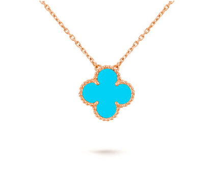 [Novalux]15MM CLOVER FLOWER PENDANT NECKLACE COLLECTION