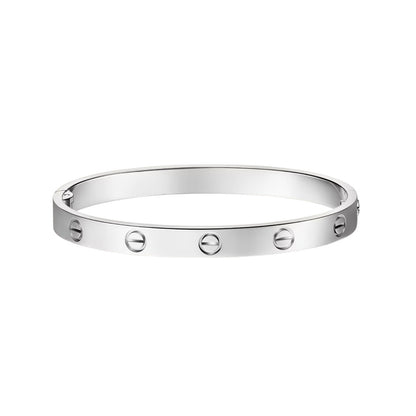 [Novalux]CLASSIC 6.1MM LOVE SINGLE-SCREW CLOSURE BANGLE