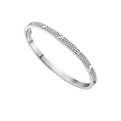 [Novalux]CLASSIC 3.65MM LOVE FULL PAVE BANGLE