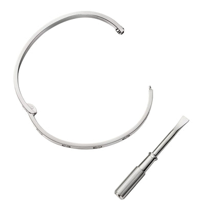 [Novalux]CLASSIC 6.1MM LOVE SINGLE-SCREW CLOSURE BANGLE