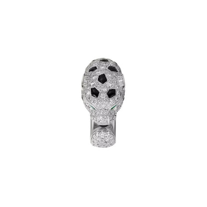 [Novalux]PANTHÈRE DE DIAMOND HALF-PAVÉ MEDIUM RING
