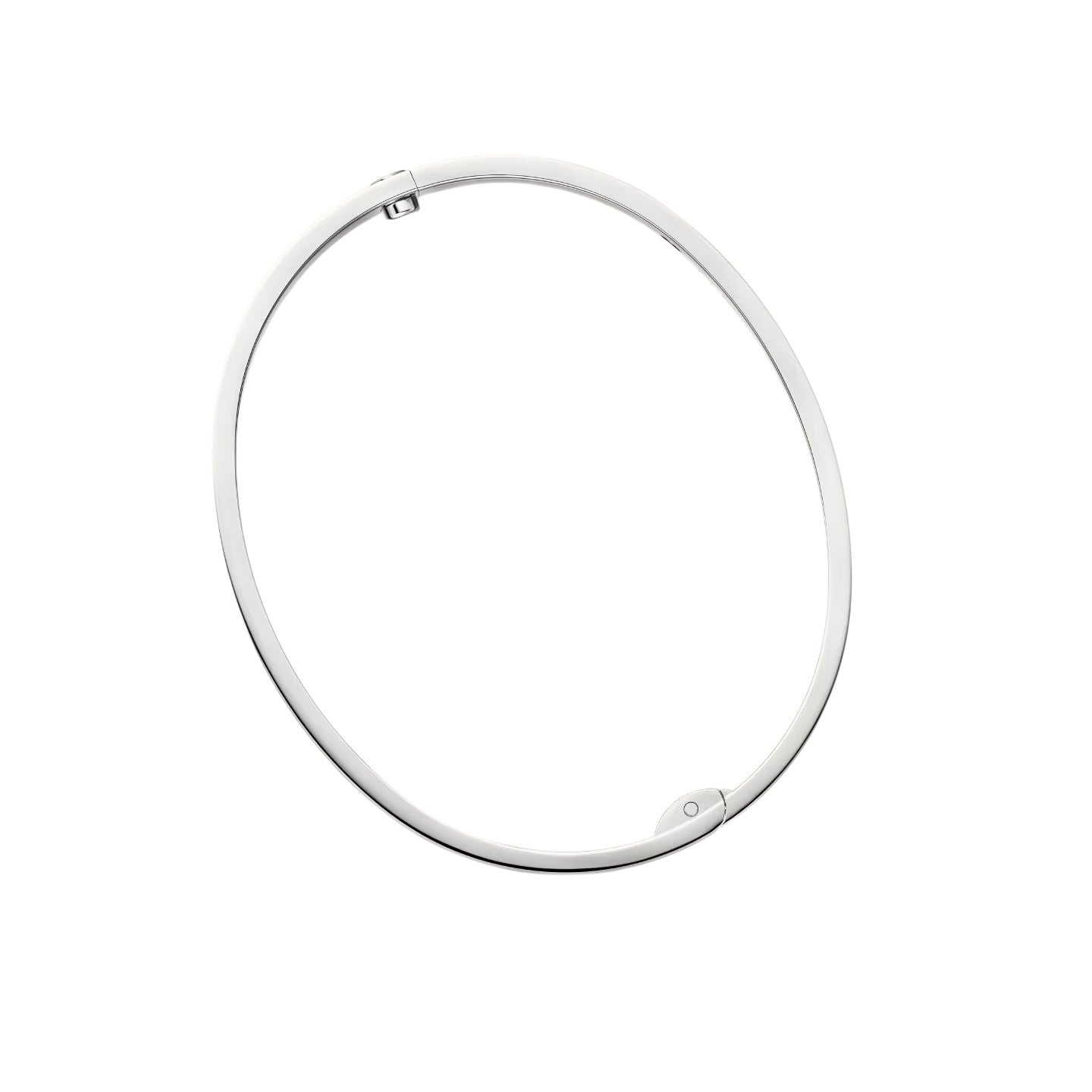 [Novalux]CLASSIC 6.1MM LOVE SINGLE-SCREW CLOSURE BANGLE - 4-DIAMOND