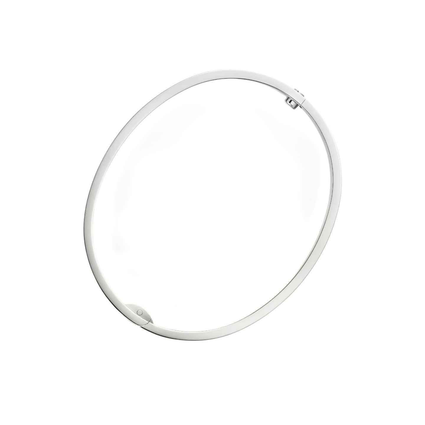 [Novalux]CLASSIC 6.1MM LOVE BANGLE - 10-DIAMOND FULL PAVÉ
