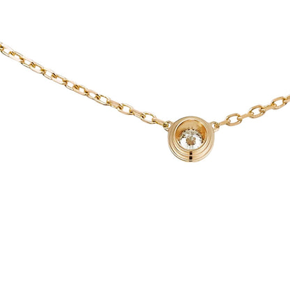 [Novalux]LOVE SCREW PENDANT SINGLE DIAMOND NECKLACE