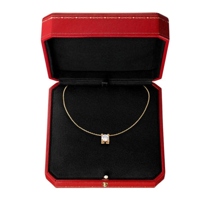 [Novalux]C DE PENDANT DIAMOND NECKLACE