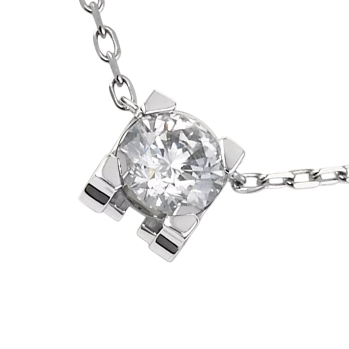 [Novalux]C DE PENDANT DIAMOND NECKLACE