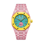Royal Oak Pop Exclusive Bioceramic Case & Bioceramic Strap Full Diamond