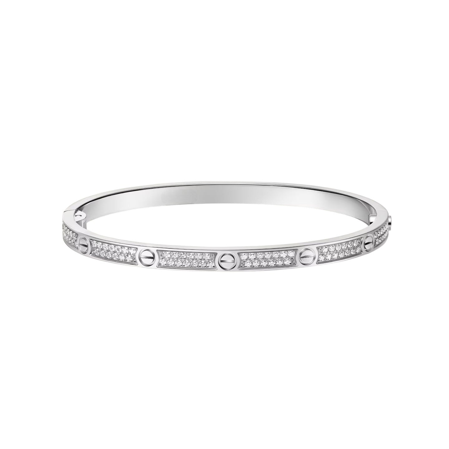 [Novalux]CLASSIC 3.65MM LOVE FULL PAVE BANGLE
