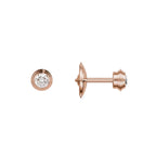 [Novalux]D'AMOUR 5MM DIAMOND STUD EARRINGS
