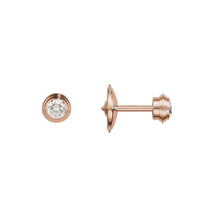 [Novalux]D'AMOUR 5MM DIAMOND STUD EARRINGS