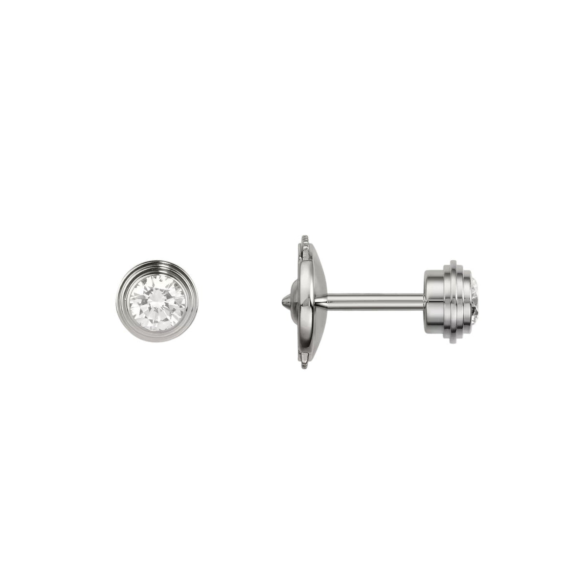 [Novalux]D'AMOUR 5MM DIAMOND STUD EARRINGS
