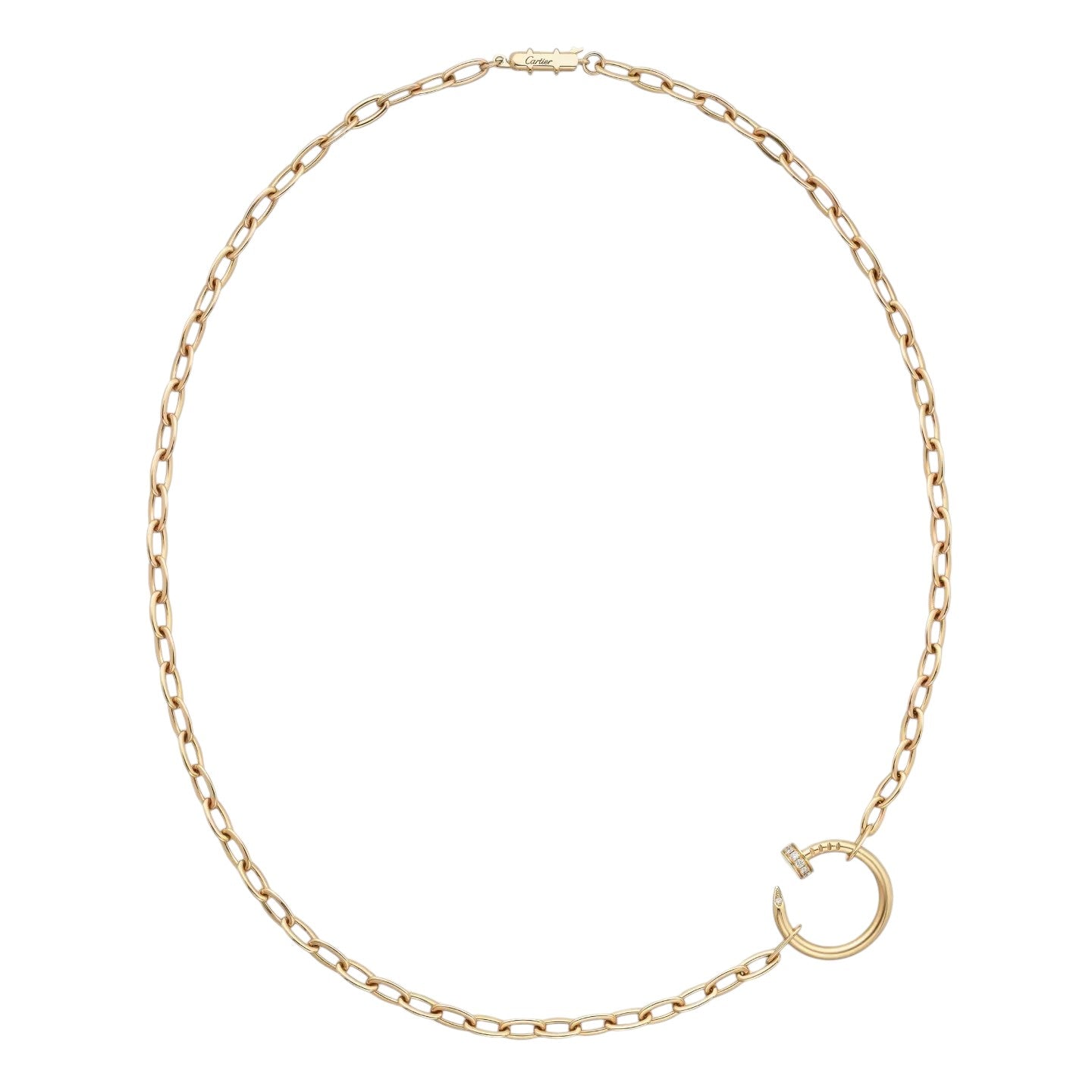 [Novalux]CLOU DIAMOND NAIL PENDANT NECKLACE