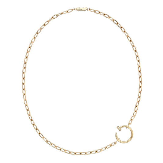 [Novalux]CLOU DIAMOND NAIL PENDANT NECKLACE