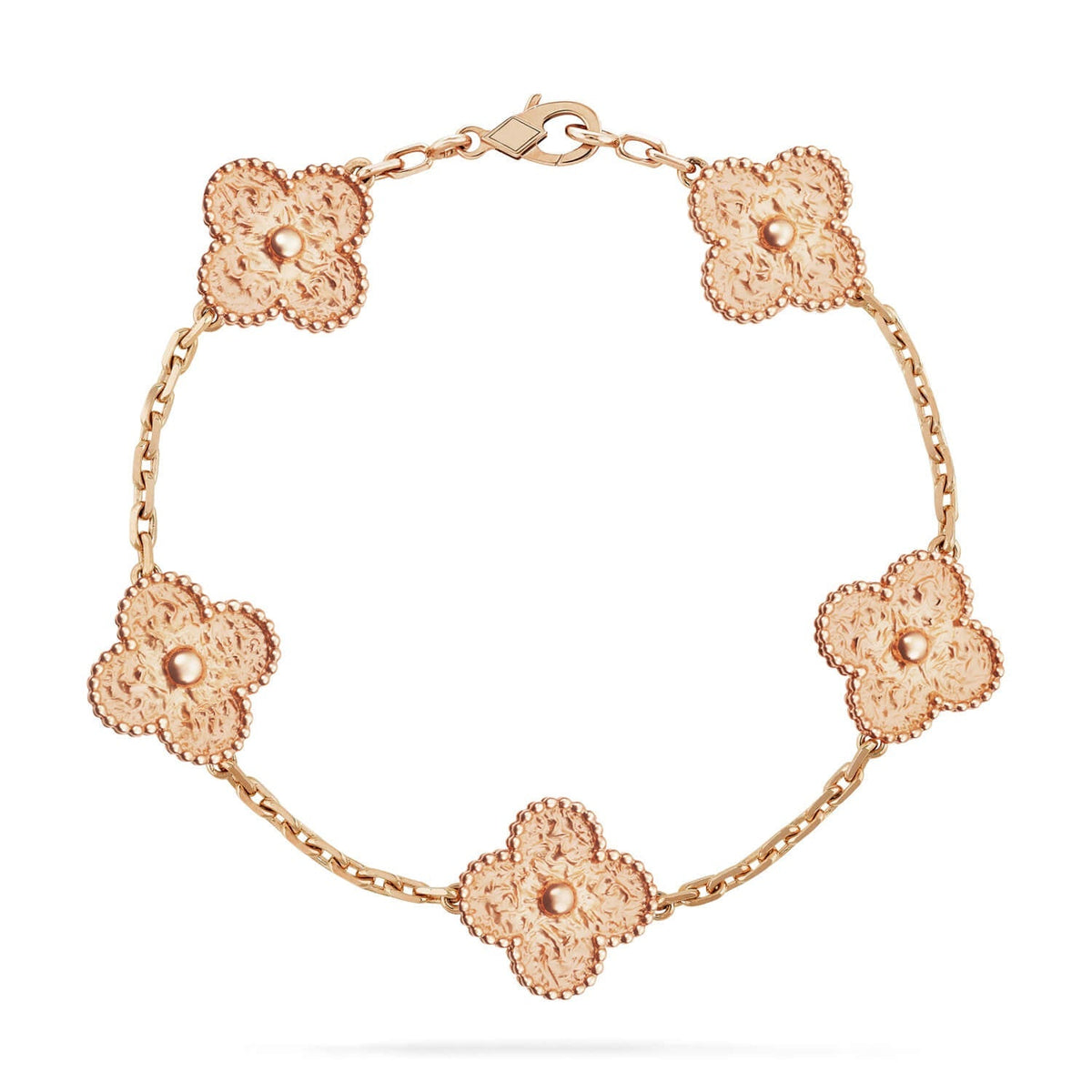 [Novalux]LUCKY CLOVER 5-MOTIF BRACELET - BRONZING