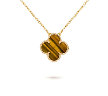 [Novalux]15MM CLOVER FLOWER PENDANT NECKLACE COLLECTION
