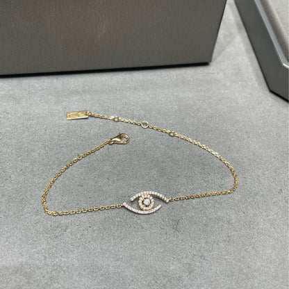[Novalux]LUCKY EYE PAVÉ-SET DIAMOND BRACELET