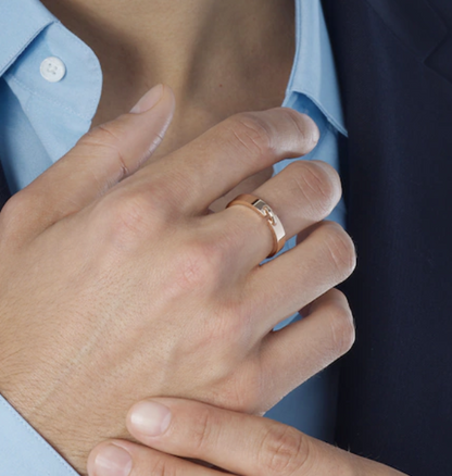 [Novalux]ALLIANCE LIENS VIDENCE 4MM RING