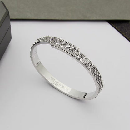 [Novalux]MOVE NOA FULL-PAVÉ DIAMOND BANGLE BRACELET