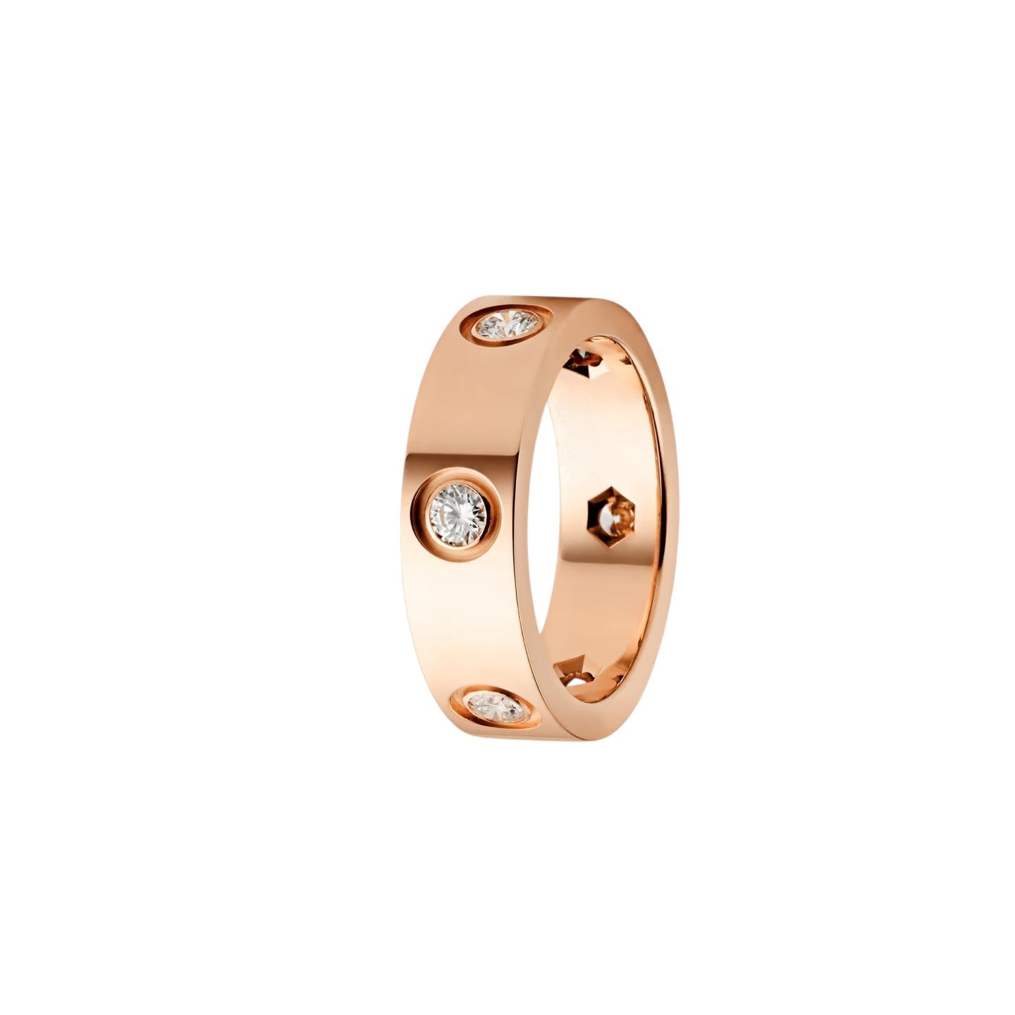[Novalux]LOVE 5.5MM 6 DIAMONDS RING