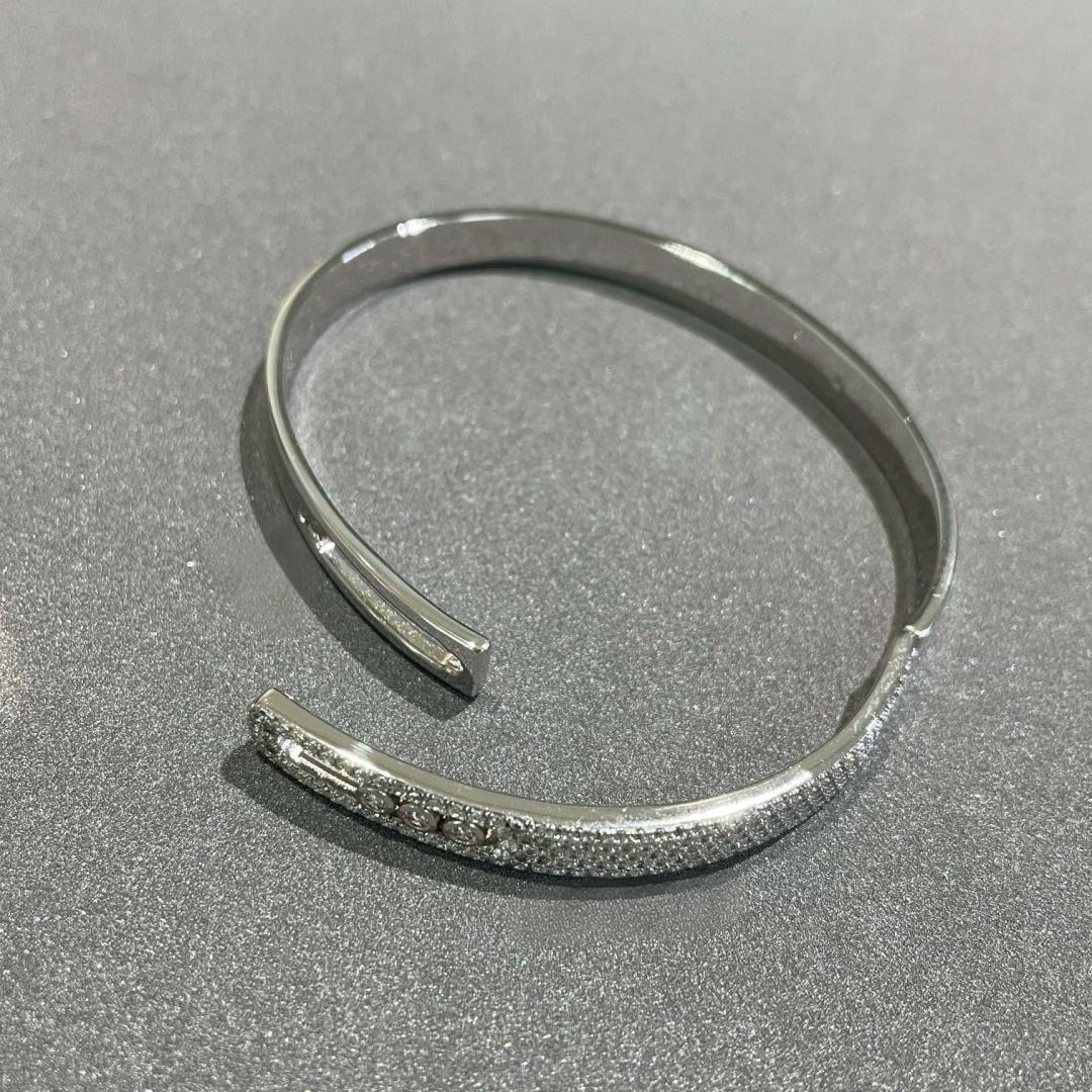 [Novalux]MOVE NOA PAVÉ DIAMOND BANGLE BRACELET