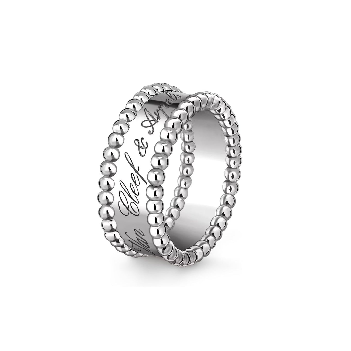[Novalux]SIGNATURE DUAL-BEADED BAND RING