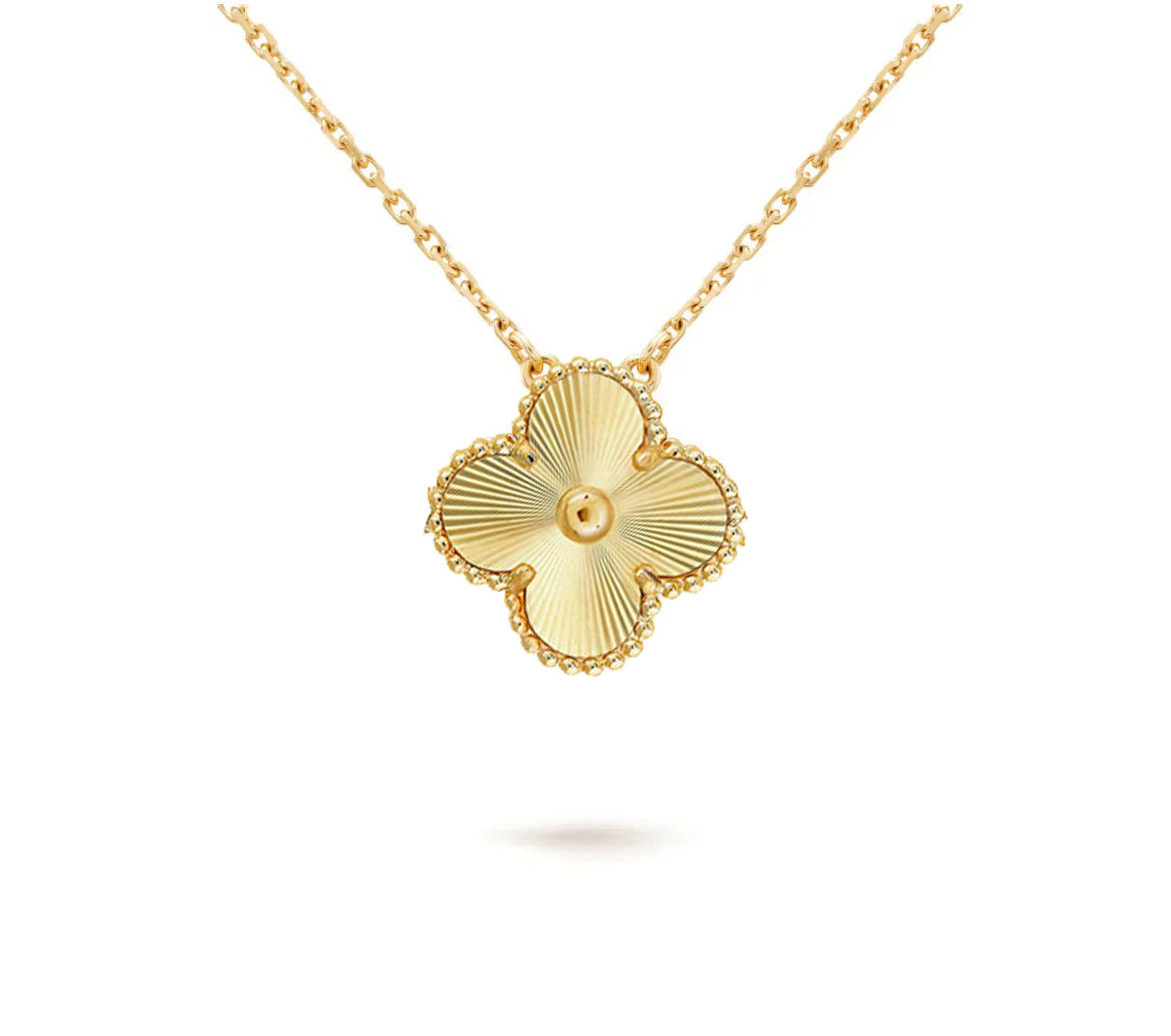 [Novalux]15MM CLOVER FLOWER PENDANT NECKLACE COLLECTION