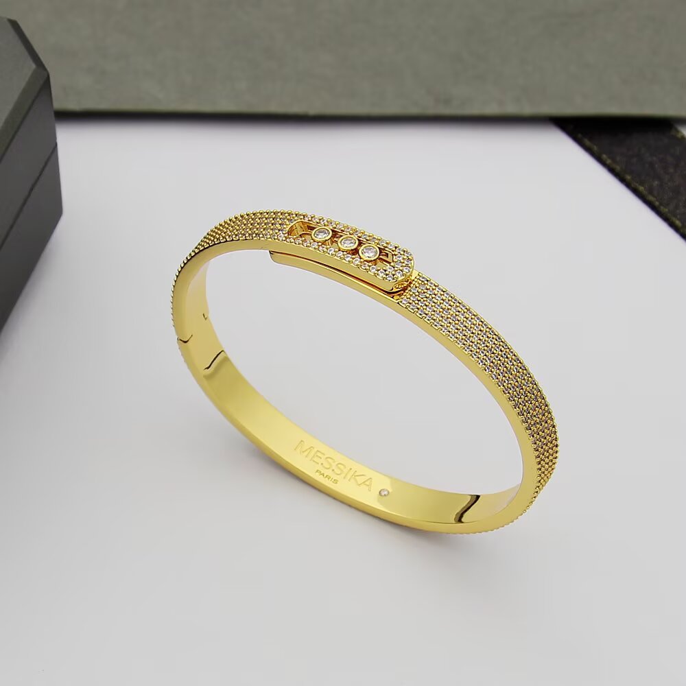 [Novalux]MOVE NOA FULL-PAVÉ DIAMOND BANGLE BRACELET