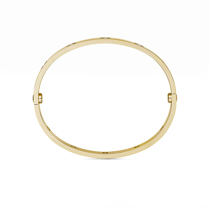 [Novalux]CLASSIC 6.1MM LOVE BANGLE - 10-DIAMOND