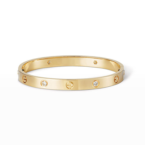 [Novalux]CLASSIC 6.1MM LOVE BANGLE - 4-DIAMOND
