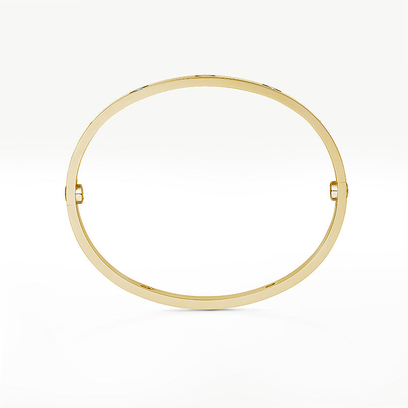 [Novalux]CLASSIC 6.1MM LOVE BANGLE - 4-DIAMOND