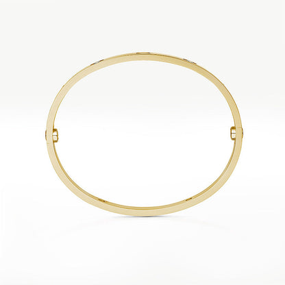 [Novalux]CLASSIC 6.1MM LOVE BANGLE - 4-DIAMOND