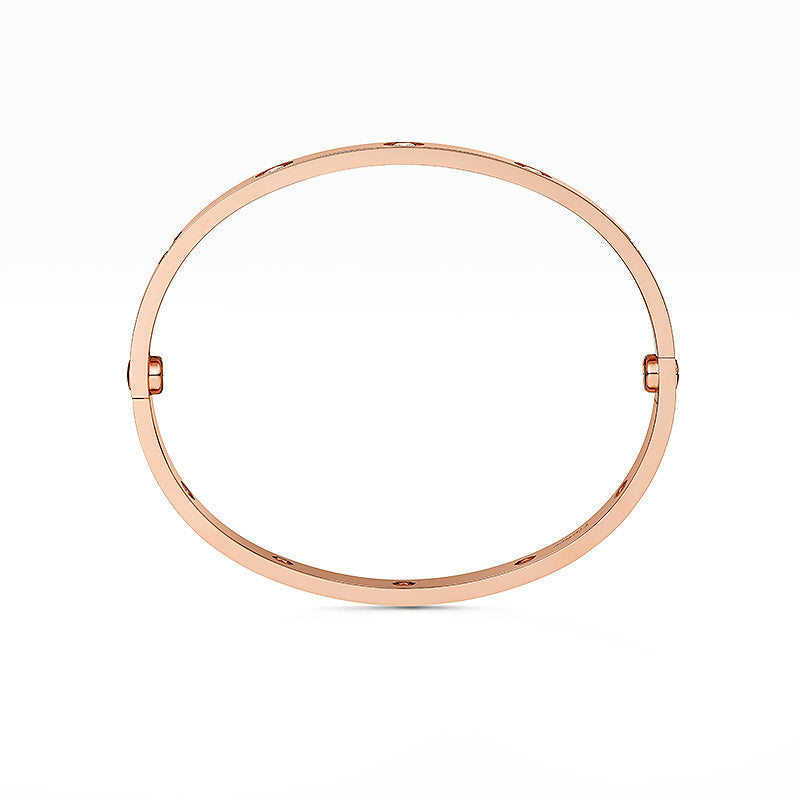 [Novalux]CLASSIC 6.1MM LOVE BANGLE - 10-DIAMOND