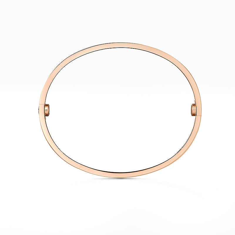 [Novalux]CLASSIC 6.1MM LOVE BANGLE - 4-DIAMOND