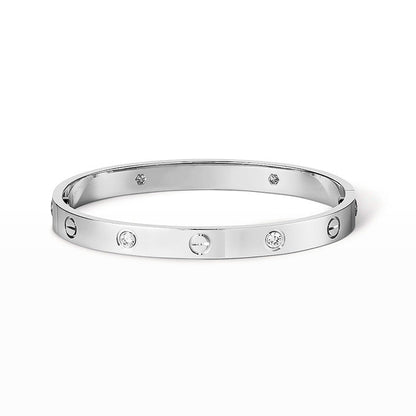 [Novalux]CLASSIC 6.1MM LOVE BANGLE - 4-DIAMOND