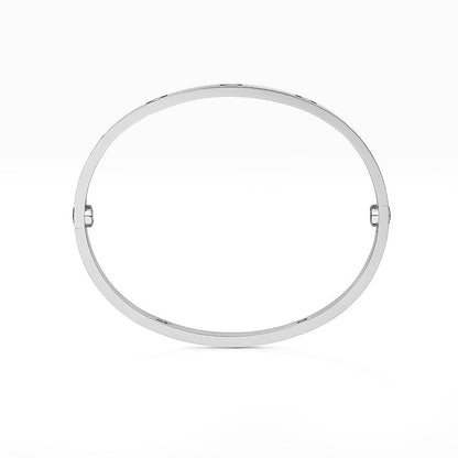 [Novalux]CLASSIC 6.1MM LOVE BANGLE - 4-DIAMOND
