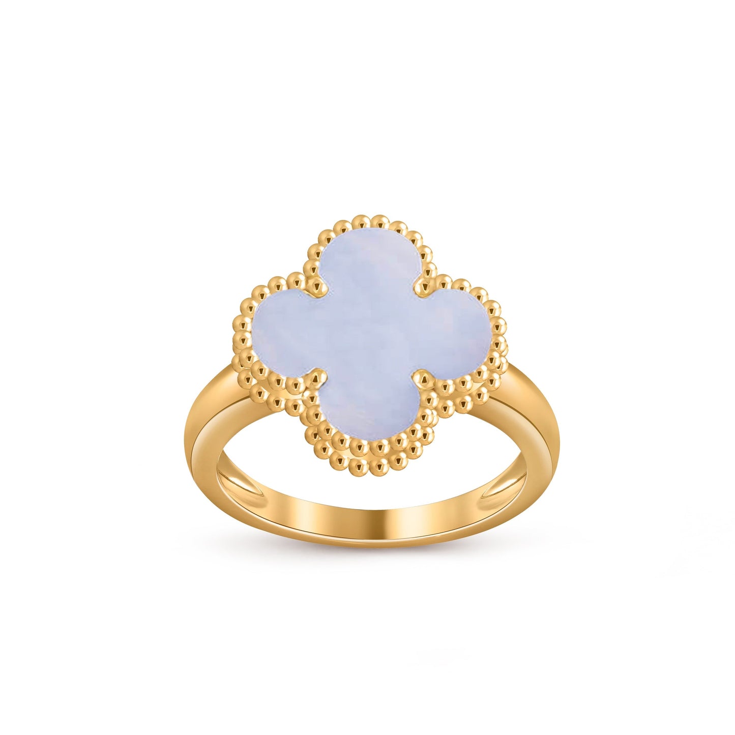 [Novalux]LUCKY CLOVER VINTAGE GOLD RING COLLECTION