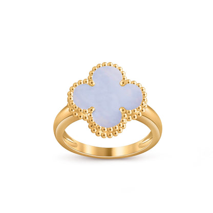 [Novalux]LUCKY CLOVER VINTAGE GOLD RING COLLECTION