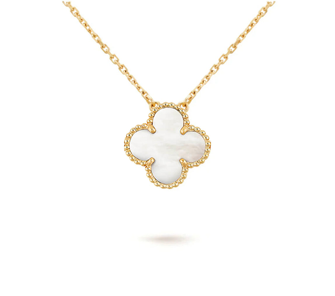 [Novalux]15MM CLOVER FLOWER PENDANT NECKLACE COLLECTION