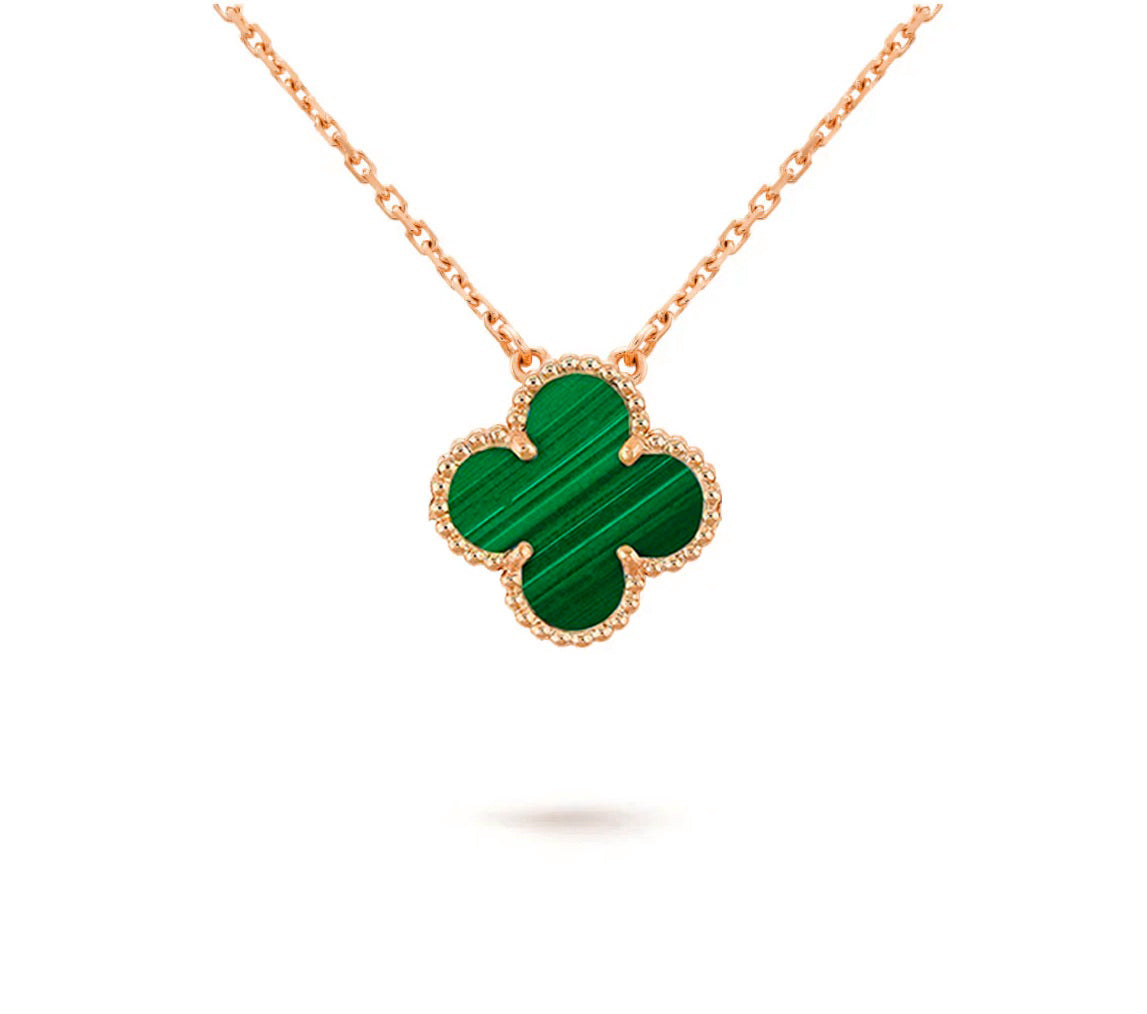 [Novalux]15MM CLOVER FLOWER PENDANT NECKLACE COLLECTION