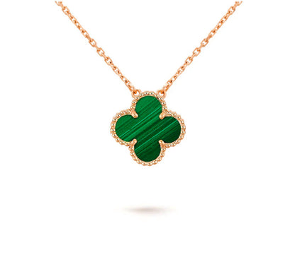 [Novalux]15MM CLOVER FLOWER PENDANT NECKLACE COLLECTION