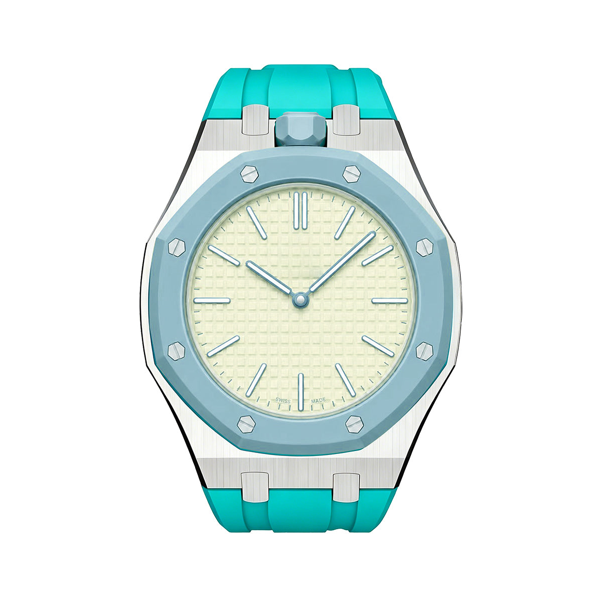 [Novalux]ROYAL OAK POP EXCLUSIVE STEEL CASE & SILICONE STRAP