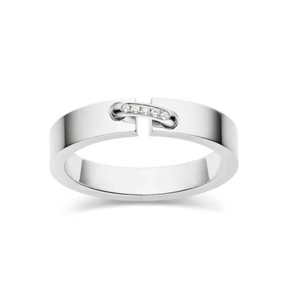 [Novalux]ALLIANCE LIENS VIDENCE DIAMOND 4MM RING