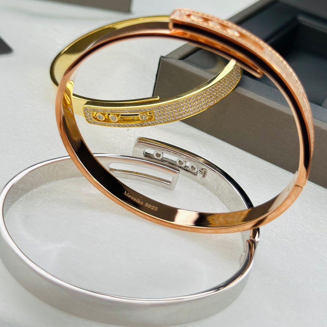 [Novalux]MOVE NOA PAVÉ DIAMOND BANGLE BRACELET