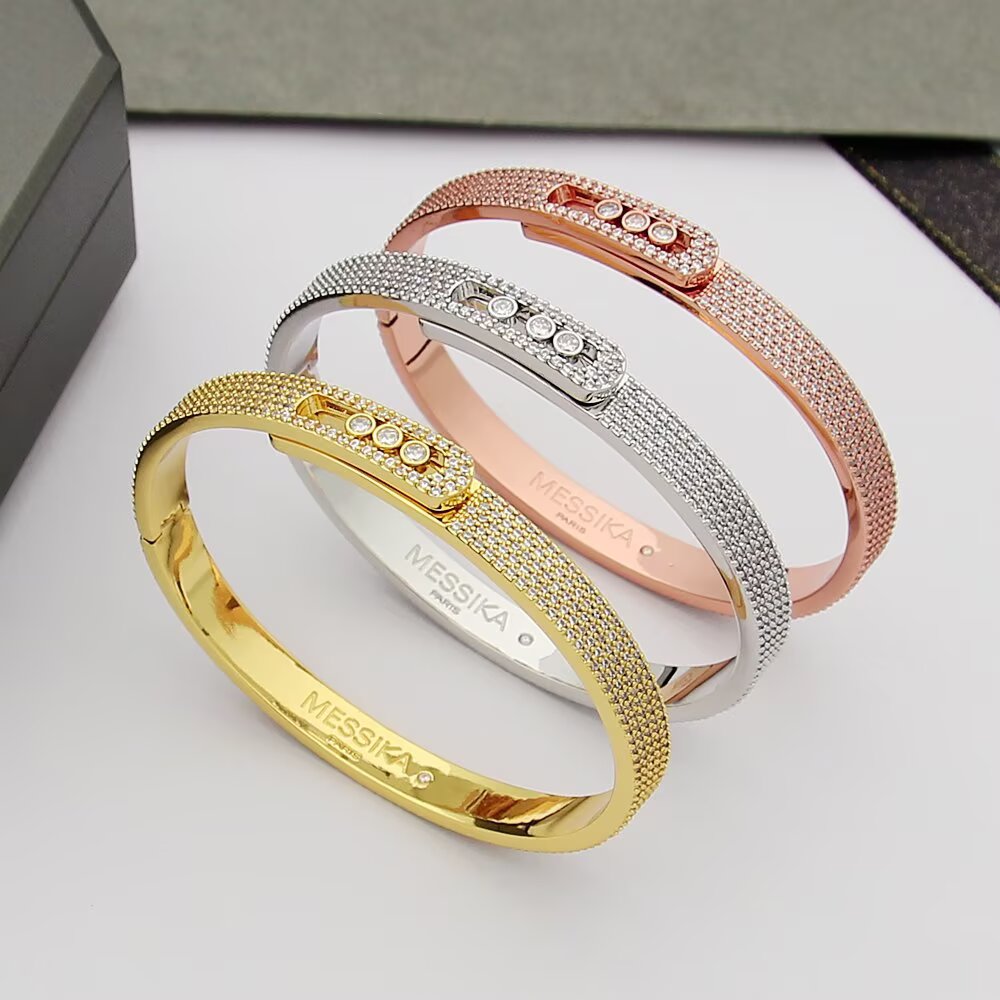 [Novalux]MOVE NOA FULL-PAVÉ DIAMOND BANGLE BRACELET