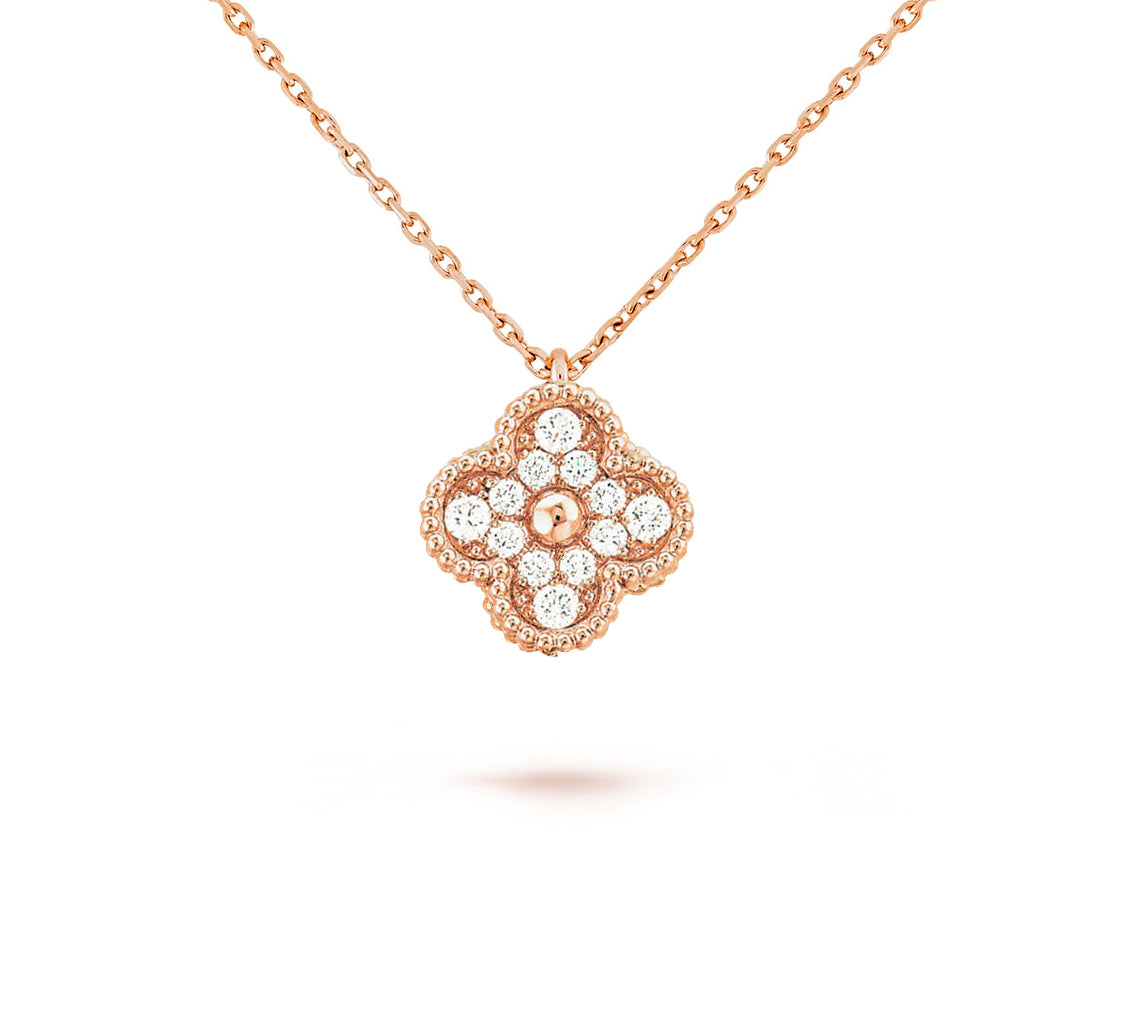 [Novalux]9.5MM MINI CLOVER PENDANT NECKLACE COLLECTION