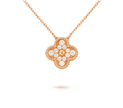 [Novalux]15MM CLOVER FLOWER PENDANT NECKLACE COLLECTION