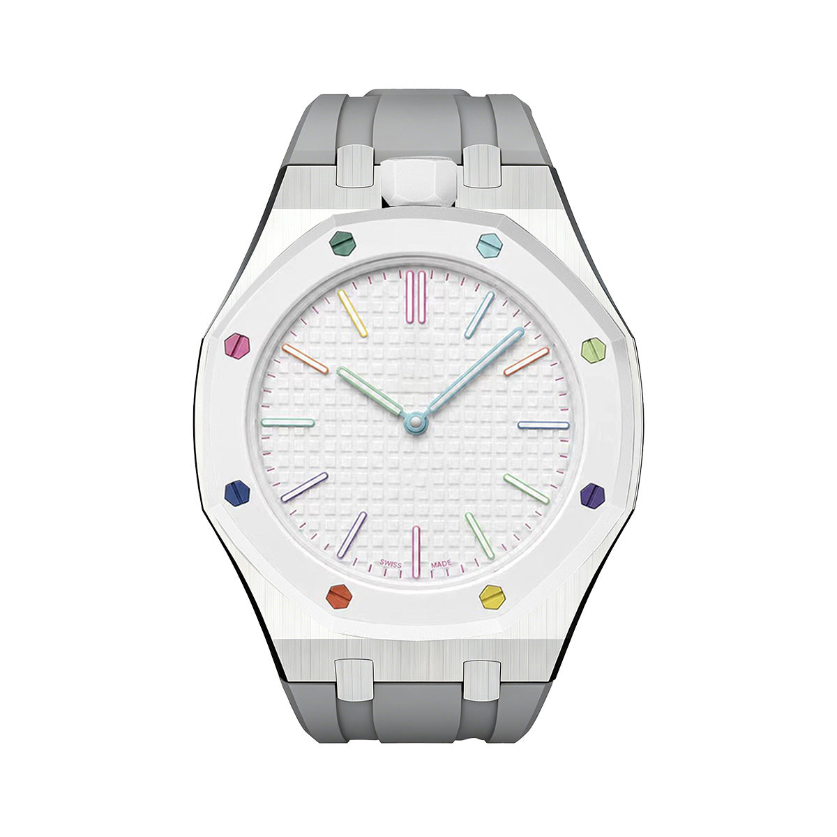 [Novalux]ROYAL OAK POP EXCLUSIVE STEEL CASE & SILICONE STRAP